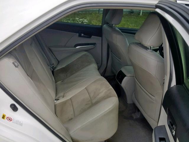 4T1BD1FK6CU060840 - 2012 TOYOTA CAMRY HYBR WHITE photo 6