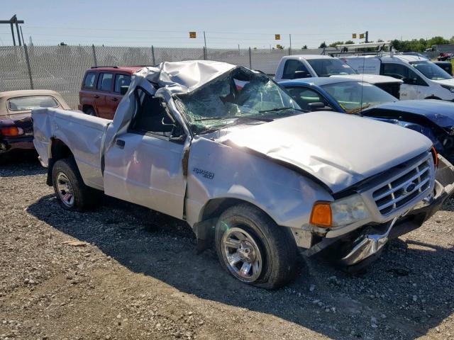 1FTYR10D72TA66824 - 2002 FORD RANGER SILVER photo 1