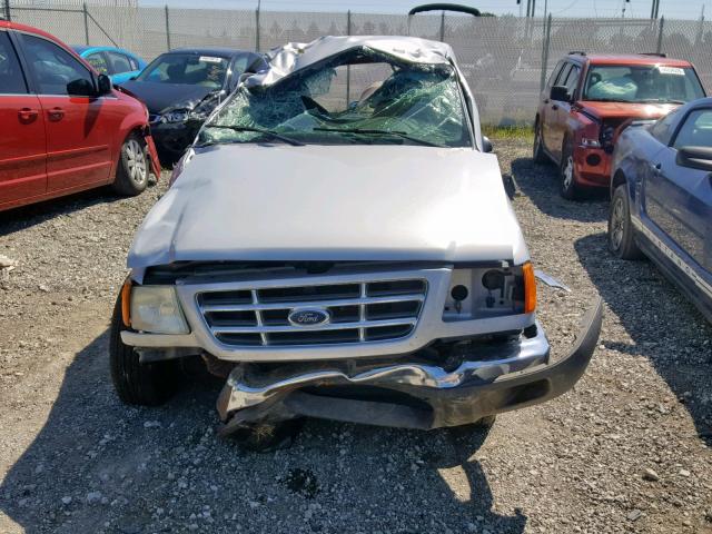 1FTYR10D72TA66824 - 2002 FORD RANGER SILVER photo 10