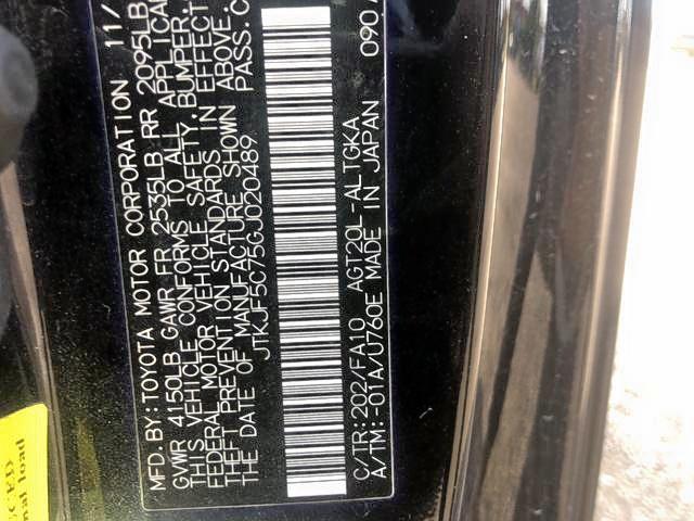 JTKJF5C75GJ020489 - 2016 TOYOTA SCION TC შავი ფოტო 10