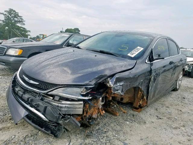 1C3CCCAB0FN676275 - 2015 CHRYSLER 200 LIMITE GRAY photo 2