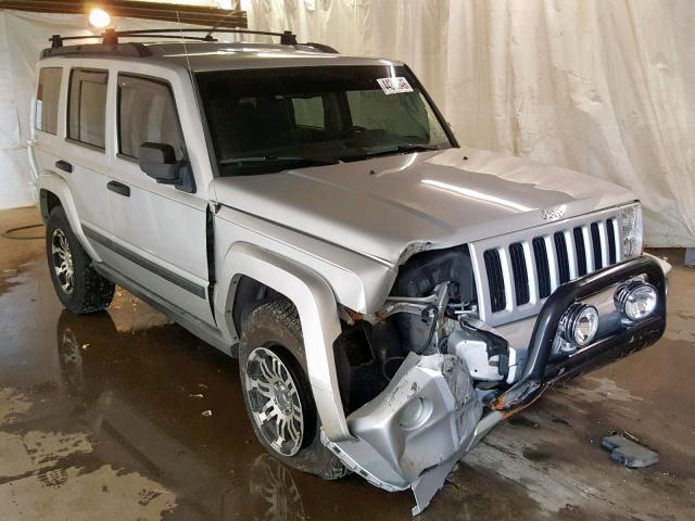 1J8HG48N76C173617 - 2006 JEEP COMMANDER SILVER photo 1