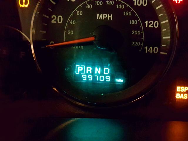 1J8HG48N76C173617 - 2006 JEEP COMMANDER SILVER photo 8