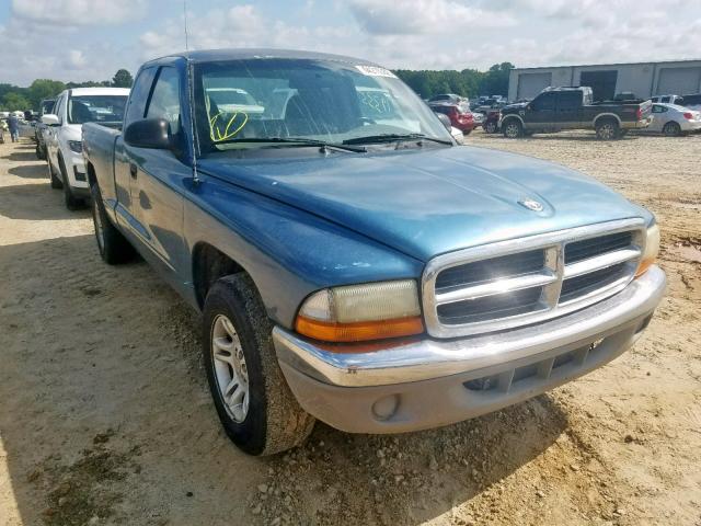 1D7HL42X23S119145 - 2003 DODGE DAKOTA SLT BLUE photo 1