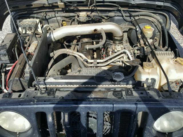 1J4FA39S34P700566 - 2004 JEEP WRANGLER X BLACK photo 7