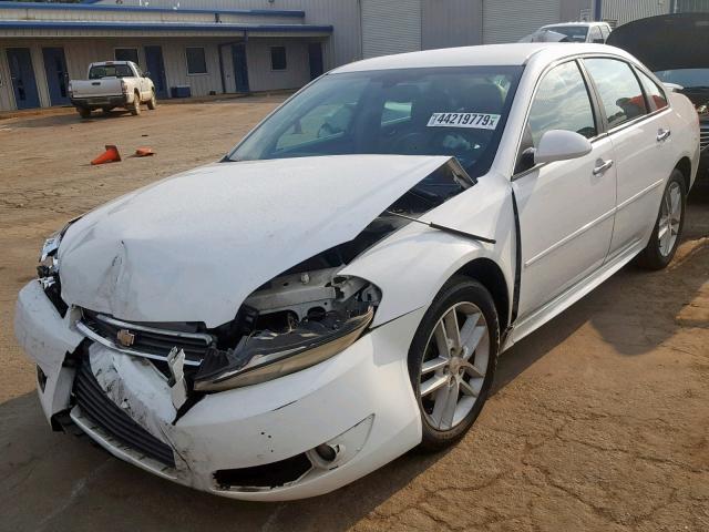 2G1WC5EM5B1180831 - 2011 CHEVROLET IMPALA LTZ WHITE photo 2