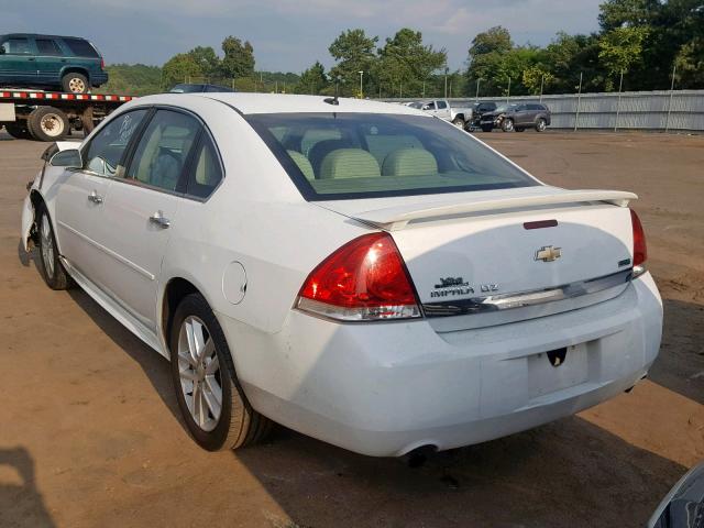 2G1WC5EM5B1180831 - 2011 CHEVROLET IMPALA LTZ WHITE photo 3