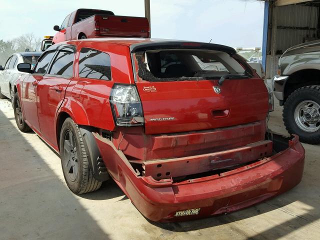 2D4FV47T37H848319 - 2007 DODGE MAGNUM SE RED photo 3