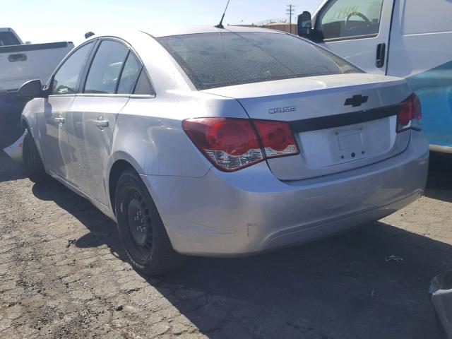 1G1PC5SH4B7255260 - 2011 CHEVROLET CRUZE LS SILVER photo 3