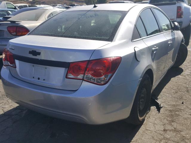 1G1PC5SH4B7255260 - 2011 CHEVROLET CRUZE LS SILVER photo 4