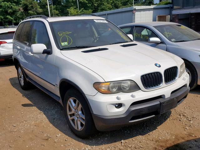 5UXFA13566LY26863 - 2006 BMW X5 3.0I WHITE photo 1