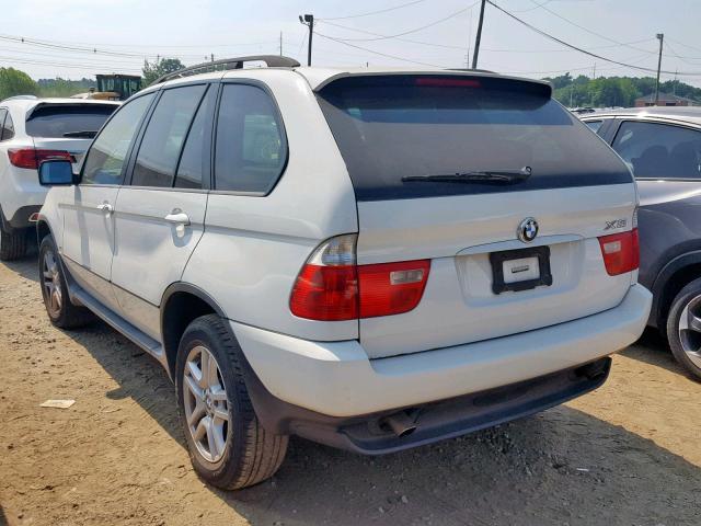 5UXFA13566LY26863 - 2006 BMW X5 3.0I WHITE photo 3