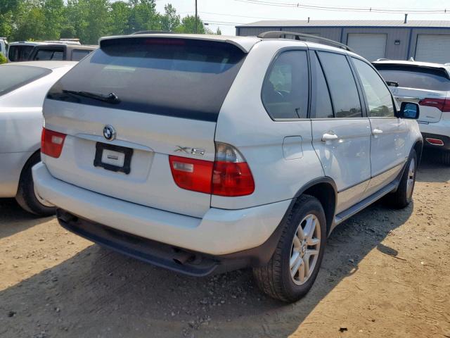 5UXFA13566LY26863 - 2006 BMW X5 3.0I WHITE photo 4