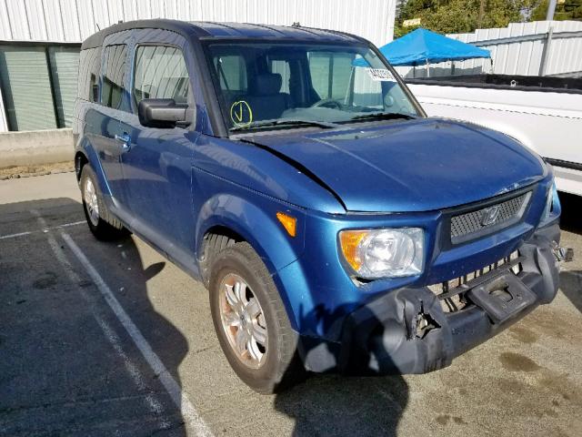 5J6YH28786L009264 - 2006 HONDA ELEMENT EX BLUE photo 1