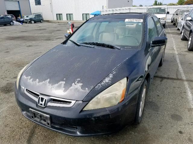 1HGCM66524A054246 - 2004 HONDA ACCORD EX BLACK photo 2