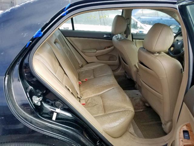 1HGCM66524A054246 - 2004 HONDA ACCORD EX BLACK photo 6