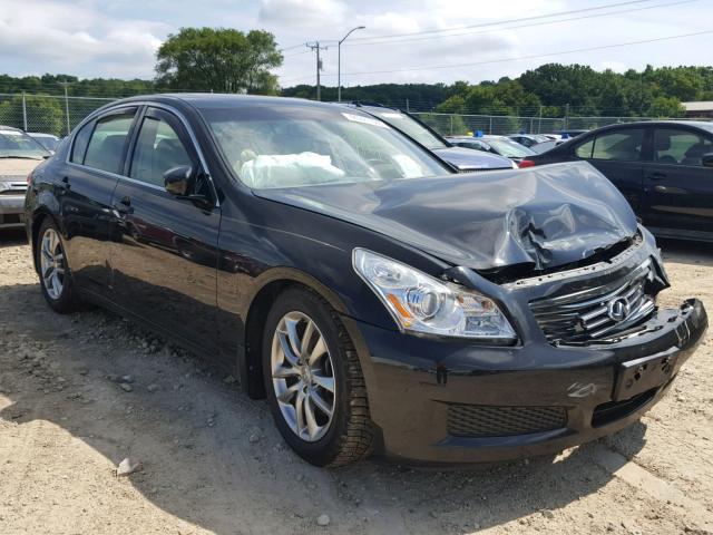 JNKCV61F19M357101 - 2009 INFINITI G37 BLACK photo 1