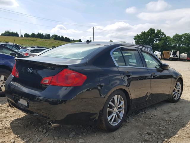 JNKCV61F19M357101 - 2009 INFINITI G37 BLACK photo 4