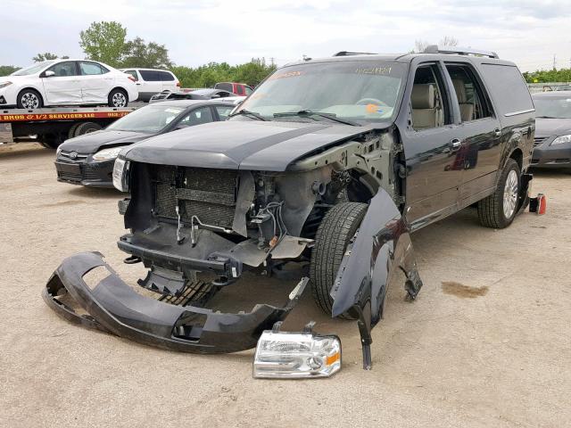 5LMJJ3J58DEL01131 - 2013 LINCOLN NAVIGATOR BLACK photo 2