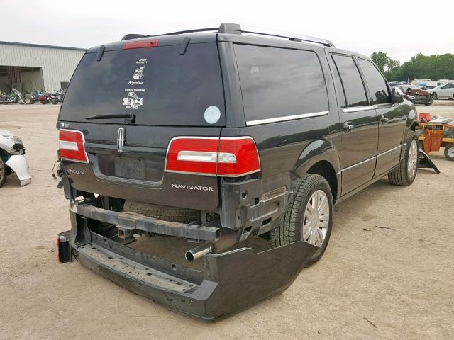 5LMJJ3J58DEL01131 - 2013 LINCOLN NAVIGATOR BLACK photo 4