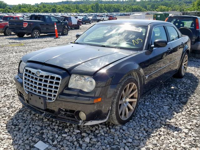 2C3LA73W27H659999 - 2007 CHRYSLER 300C SRT-8 BLACK photo 2