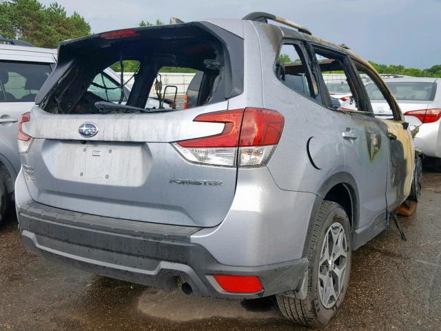 JF2SKAGC8KH514967 - 2019 SUBARU FORESTER P SILVER photo 4