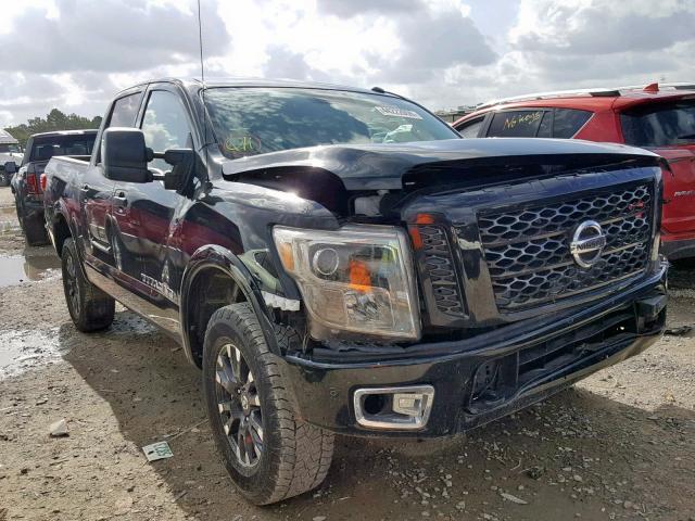 1N6AA1E55JN537332 - 2018 NISSAN TITAN SV BLACK photo 1