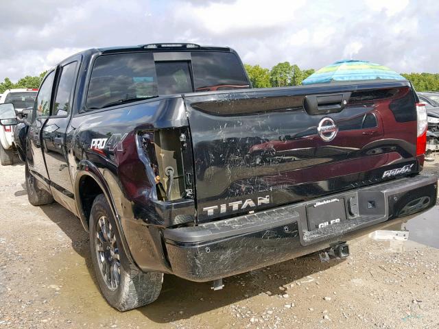 1N6AA1E55JN537332 - 2018 NISSAN TITAN SV BLACK photo 3