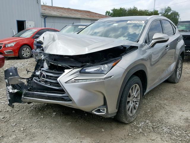 JTJYARBZ8H2056992 - 2017 LEXUS NX 200T BA GRAY photo 2