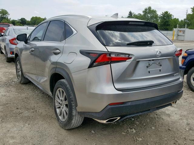 JTJYARBZ8H2056992 - 2017 LEXUS NX 200T BA GRAY photo 3