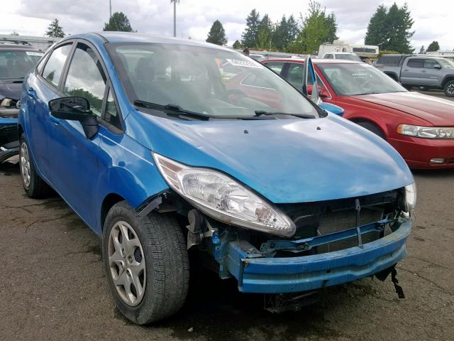 3FADP4BJ5CM199418 - 2012 FORD FIESTA SE BLUE photo 1