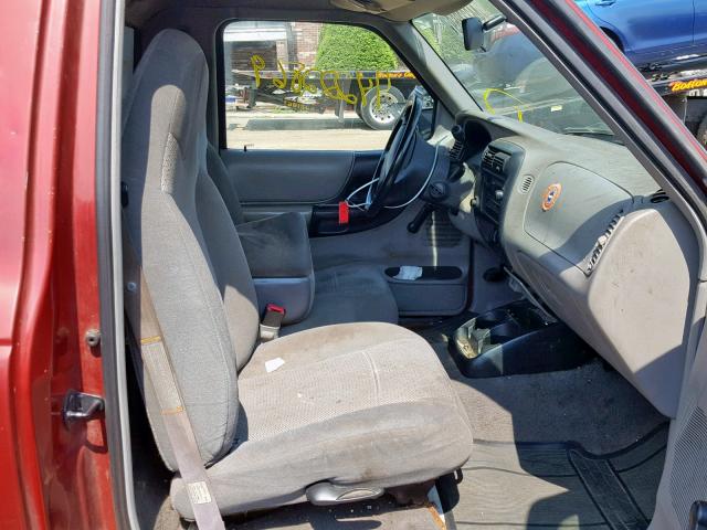 4F4YR12C2XTM29792 - 1999 MAZDA B2500 RED photo 5