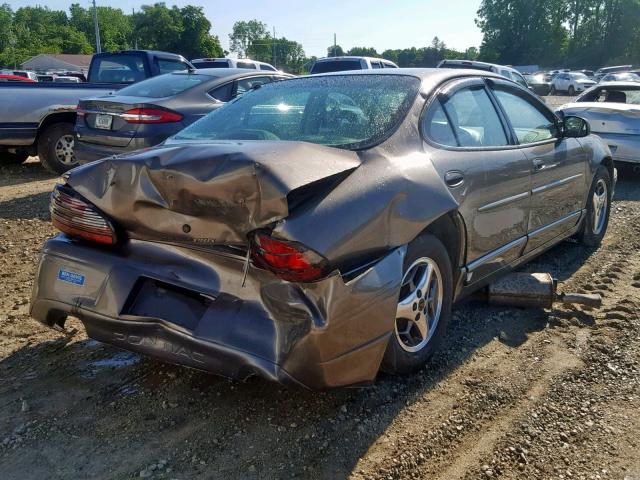 1G2WP52K51F237541 - 2001 PONTIAC GRAND PRIX BROWN photo 4