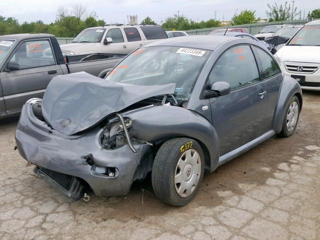 3VWBK21C53M419516 - 2003 VOLKSWAGEN NEW BEETLE ნაცრისფერი ფოტო 2