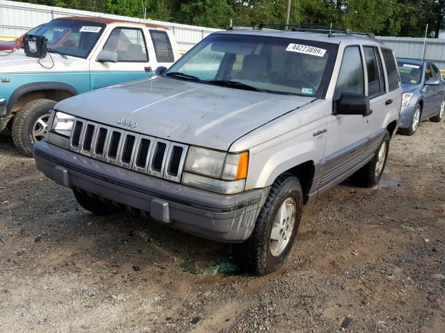 1J4GZ58Y1RC330635 - 1994 JEEP GRAND CHER SILVER photo 2