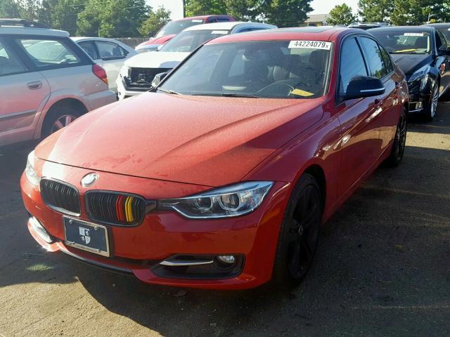 WBA3B9C59DF140194 - 2013 BMW 335 XI RED photo 2