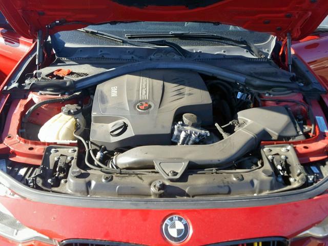 WBA3B9C59DF140194 - 2013 BMW 335 XI RED photo 7