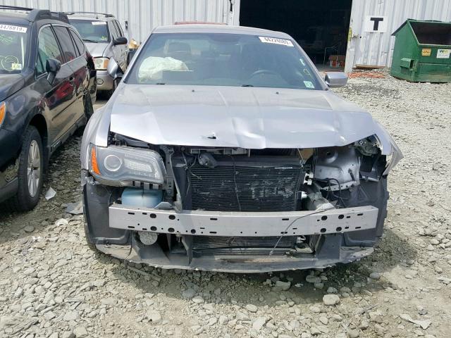 2C3CCAGG5EH337185 - 2014 CHRYSLER 300 S SILVER photo 9