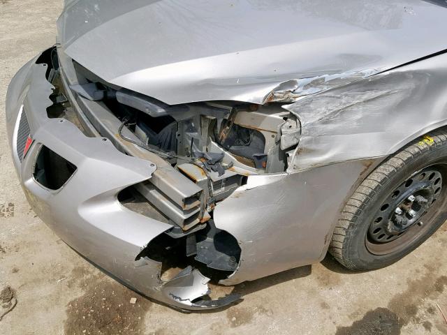 2G2WP552071204829 - 2007 PONTIAC GRAND PRIX SILVER photo 9