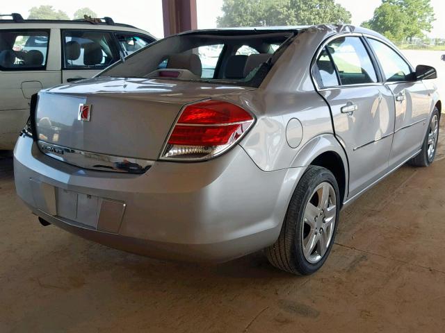 1G8ZS57N97F263380 - 2007 SATURN AURA XE SILVER photo 4