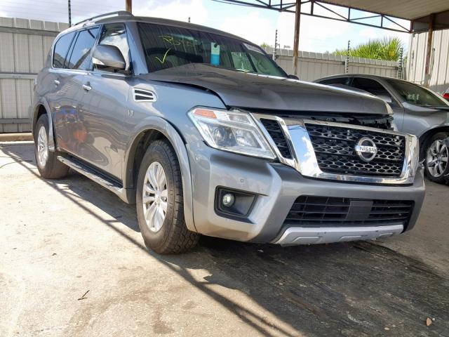 JN8AY2ND2H9001747 - 2017 NISSAN ARMADA SV GRAY photo 1