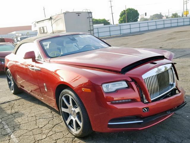 SCA666D50JU115698 - 2018 ROLLS-ROYCE DAWN RED photo 1