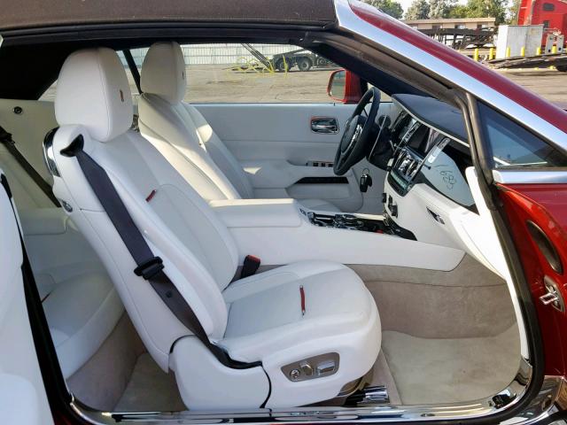 SCA666D50JU115698 - 2018 ROLLS-ROYCE DAWN RED photo 5