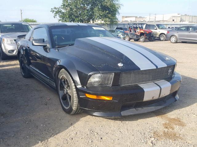 1ZVHT82H975316826 - 2007 FORD MUSTANG GT BLACK photo 1