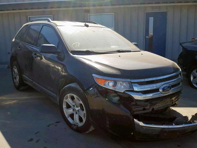 2FMDK3G92DBA95999 - 2013 FORD EDGE SE BLACK photo 1