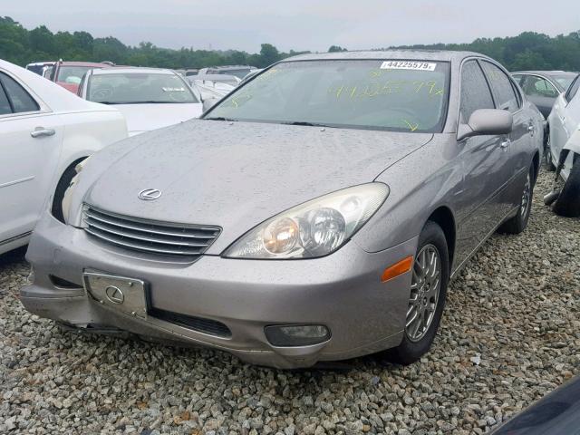 JTHBA30G445033563 - 2004 LEXUS ES 330 GRAY photo 2