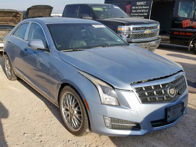 1G6AC5S31D0133066 - 2013 CADILLAC ATS PERFOR BLUE photo 1