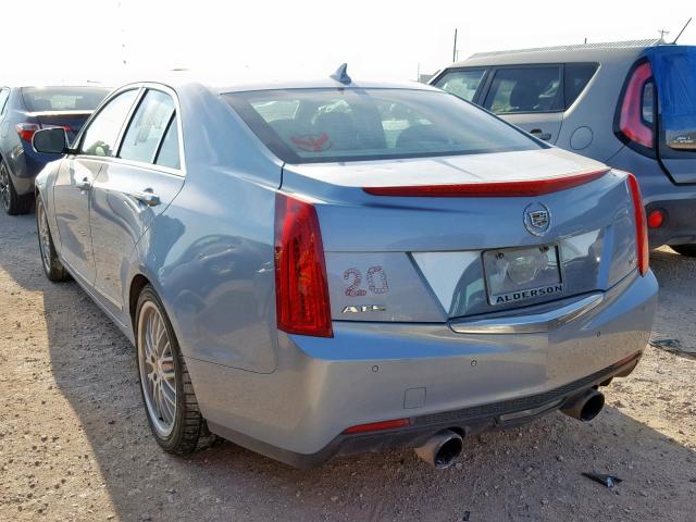 1G6AC5S31D0133066 - 2013 CADILLAC ATS PERFOR BLUE photo 3