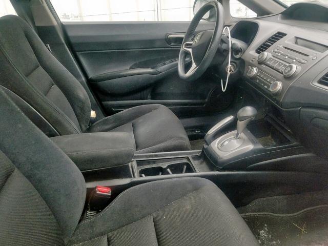 19XFA16669E021867 - 2009 HONDA CIVIC LX-S ნაცრისფერი ფოტო 5