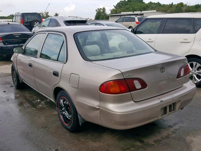 2T1BR12EXYC362853 - 2000 TOYOTA COROLLA VE TAN photo 3